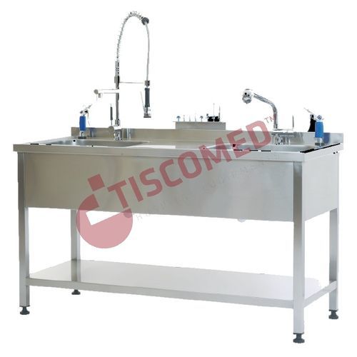 医疗器械预清洗台 - TUCS 4550 - Tiscomed - 用于制药业 / 医疗行业 / 带水槽