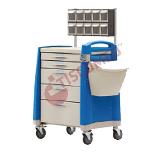 麻醉手推车 - TCDA 1510 - Tiscomed - 医用 / 医院用 / 药品