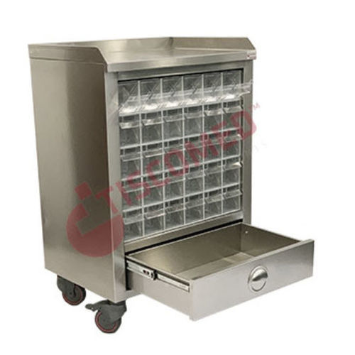 医用手推车 - TCDE 1560 - Tiscomed - 医院用 / 用于药物 / 护理