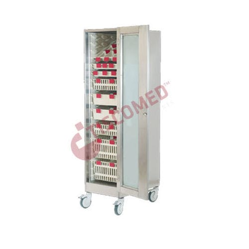 安全防护型橱 - TDRU 2420 - Tiscomed - 药品 / 用于医院 / 带门
