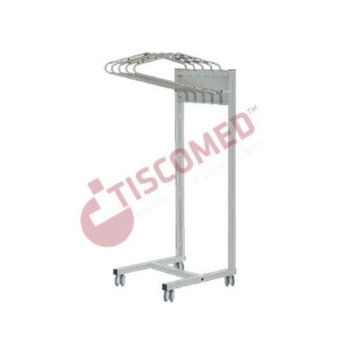 带脚轮射线防护围裙架 - TLEH 3810 - Tiscomed