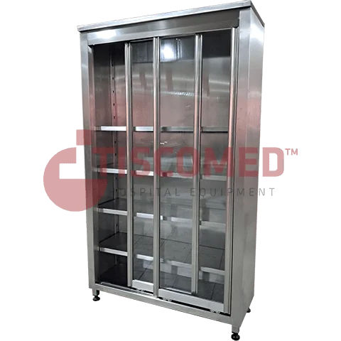 药品橱 - TDIC 2000 - Tiscomed - 用于器械 / 滑门式 / 搁板