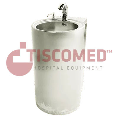保健卫生区域水槽 - TINI 4082 - Tiscomed - 单人 / 不锈钢 / 壁挂安装