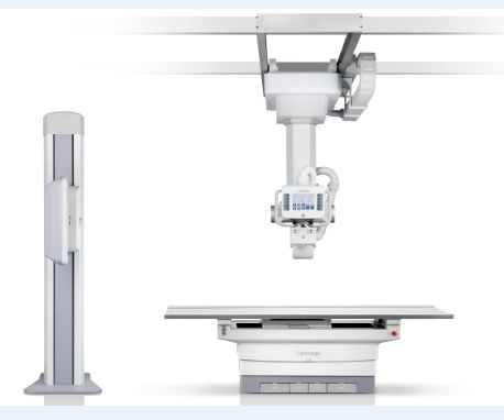 数字放射成像系统 - Keen Ray DR2800F - Shenzhen Lanmage Medical Technology - 多功能放射照相 / 带落地式滤线器 / 天轨旋转球管