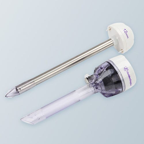 腹腔镜套管针 - NKTL5 - Golden Stapler Surgical - 带注入阀 / 带有套筒 / 一次性