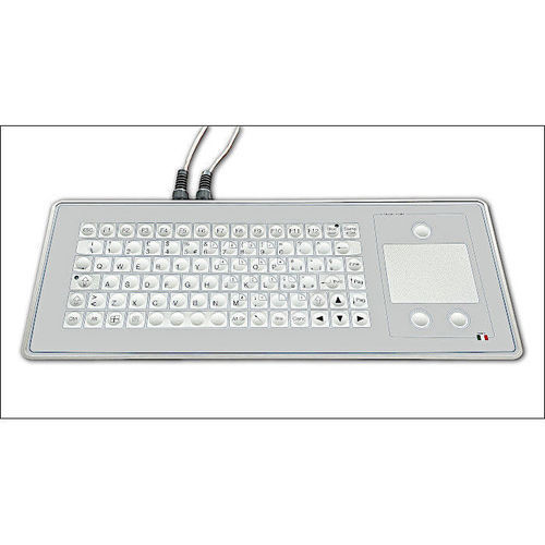 带触摸板键盘 - KT-84-TM-04 - K-Tronic - 带国际钥匙布局 / 铝制 / USB