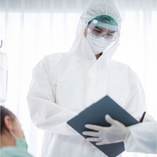 男女通用连体防护服 - T100793-07 - Dinomed Factory - 聚丙烯 / 聚乙烯 / 一次性