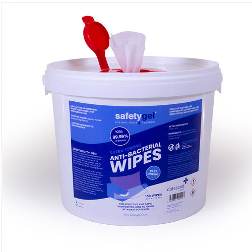 地板和表面清洁湿巾 - SafetyGel - Datesand Group - 50个