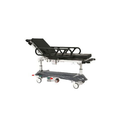 急救担架车 - PRONTO BETA - HOSPITOOL MEDICAL DEVICES INC. - 液压 / 可调高度 / 椅背可调