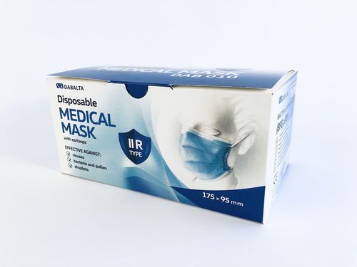 IIR型手术口罩 - DAB010 - Dabalta ir Ko - 聚丙烯 / 不含乳胶 / 成人