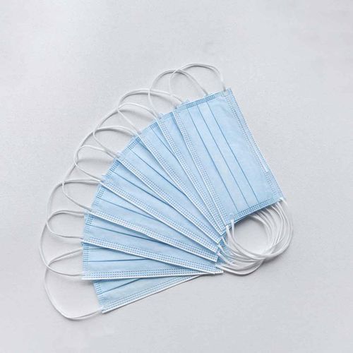 成人手术口罩 - YY 0469-2011 - Zhejiang Langci Medical Equipment Co., Ltd. - 10个每盒 / 一次性 / 三层叠式
