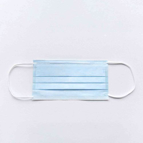 一盒10个手术口罩 - YY/T 0969-2013 - Zhejiang Langci Medical Equipment Co., Ltd. - 白色 / 三层叠式