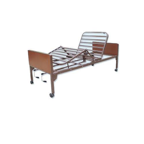 家庭护理床 - MBM-2XE-G - jia mei medical products co.,ltd - 手动 / 高度固定 / 倾斜