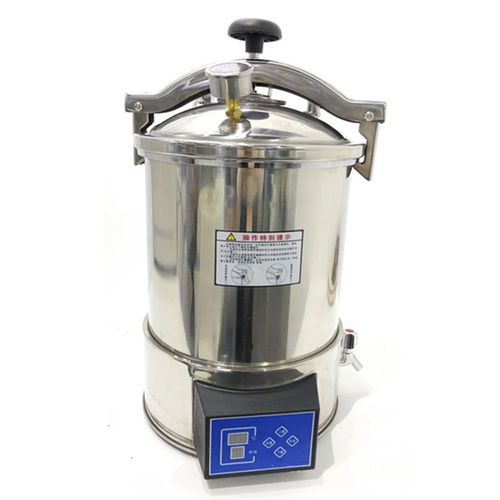 蒸汽医用灭菌器 - 18HD - Hefei Qianbaijian Medical Equipment - 手持式 / 电动 / 不锈钢