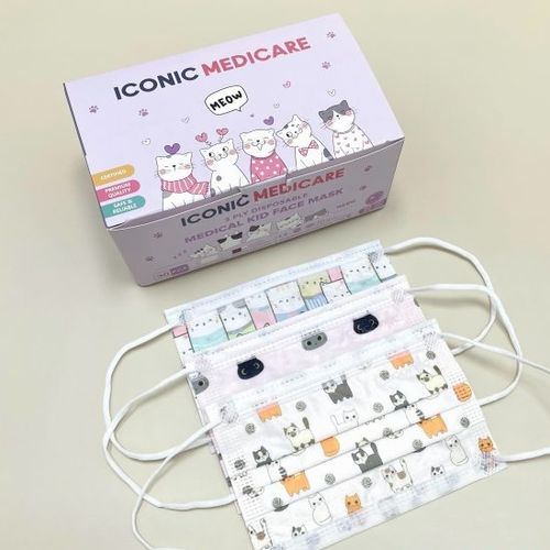 II型手术口罩 - Kids - Iconic Medicare - 聚丙烯 / 不含乳胶 / 无玻璃纤维