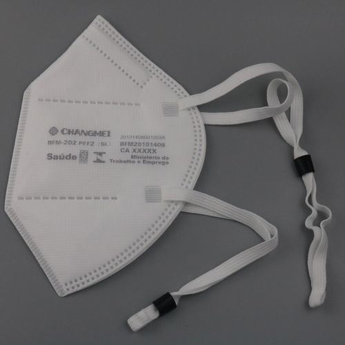 FFP2防护口罩 - BFM-202 - Jiangsu Changmei Medtech - 布料 / 半面罩 / 白色