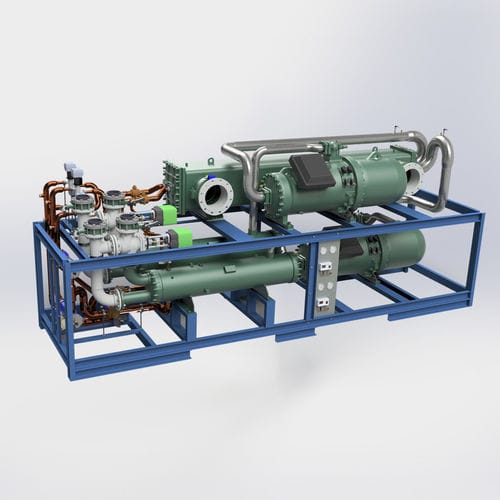 落地实验室冷却机 - kws-w - technotrans systems GmbH - 紧凑型 / 空气冷却 / 水冷却式