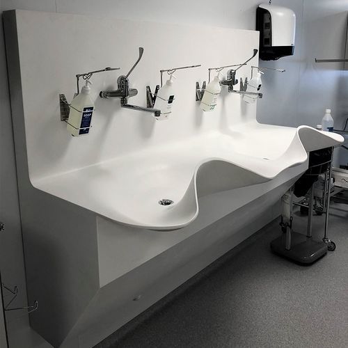 2台式外科洗手池 - OV1720GW-03  - NOAS Sweden - Corian®可丽耐