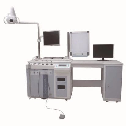 耳鼻喉工作站 - LJS7300 - Hubei CFULL Medical Technology - 带照明 / 带监护仪