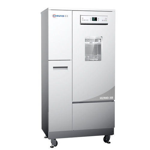 落地清洗消毒机 - HX/RWD-308 - Jiangsu Huaxi Medical Equipment - 移动式 / 自动 / 前开式