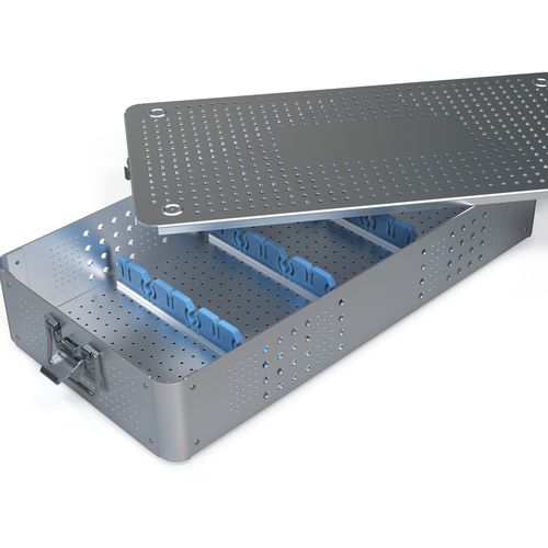 器械消毒盒 - HX-LSC - Jiangsu Huaxi Medical Equipment - 内窥镜 / 用于耗材 / 不锈钢