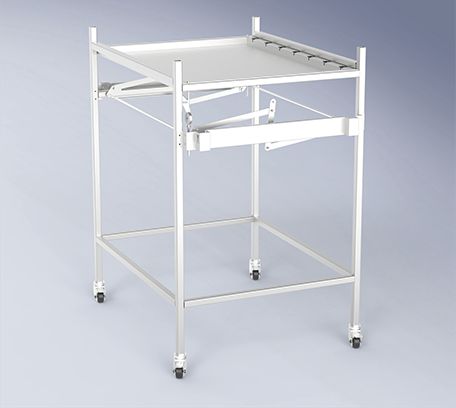 医用手推车 - T-480 - Jiangsu Huaxi Medical Equipment - 用于医疗器械 / 装载 / 人用