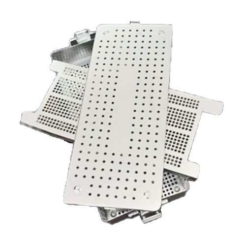 器械消毒盒 - HX-MESC - Jiangsu Huaxi Medical Equipment - 内窥镜 / 不锈钢 / 带孔