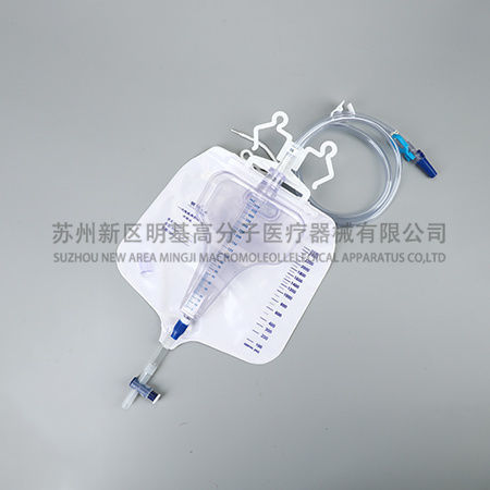 泌尿引流袋 - Suzhou New District Mingji Polymer Medical Equipment Co., Ltd. - 刻度 / 带防回流阀 / 聚氯乙烯