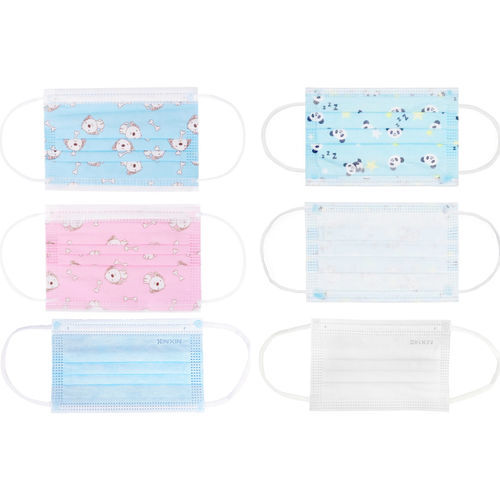儿科手术口罩 - 0001 - Xiantao Xinfa Plastic Products - 蓝色 / 白色 / 粉色