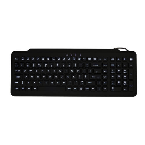 带数字键区医用键盘 - ATM-SK403 - Shezhen AITmon Technology Co,.Ltd - 硅胶 / 可水洗 / USB
