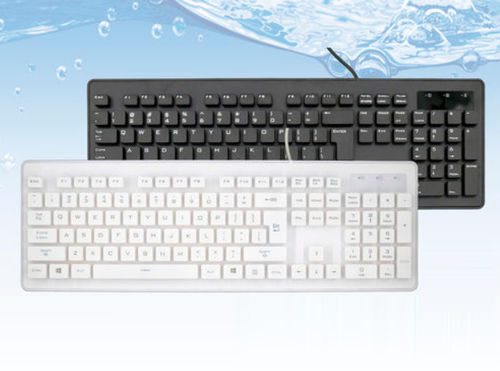 带数字键区医用键盘 - ATM-PK107BL - Shezhen AITmon Technology Co,.Ltd - 硅胶 / 可水洗 / USB