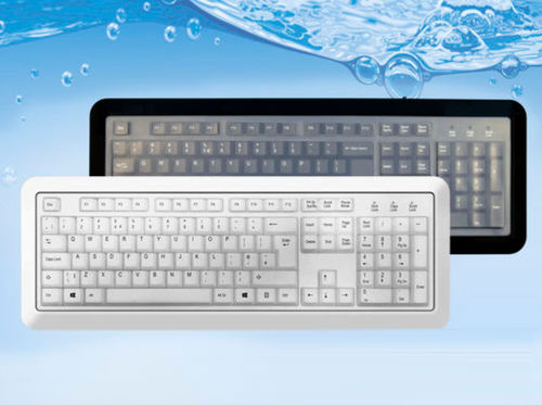 带数字键区医用键盘 - ATM-PK102 - Shezhen AITmon Technology Co,.Ltd - 硅胶 / 可水洗 / USB