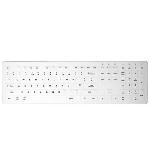 带数字键区医用键盘 - ATM-SK421W - Shezhen AITmon Technology Co,.Ltd - 硅胶 / 无线型 / 密封