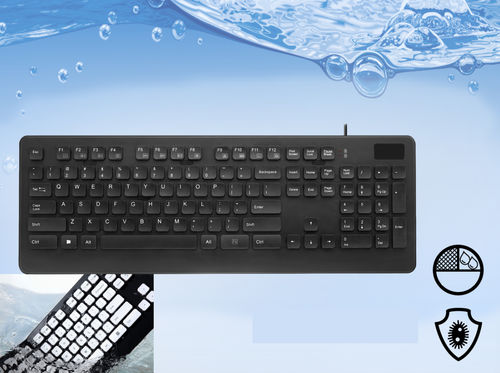 带数字键区医用键盘 - ATM-PK105 - Shezhen AITmon Technology Co,.Ltd - 硅胶 / 可水洗 / USB