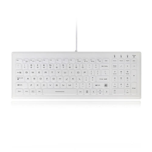抗菌键盘 - ATM-SK425BL - Shezhen AITmon Technology Co,.Ltd - 带数字键区 / 硅胶 / 可水洗