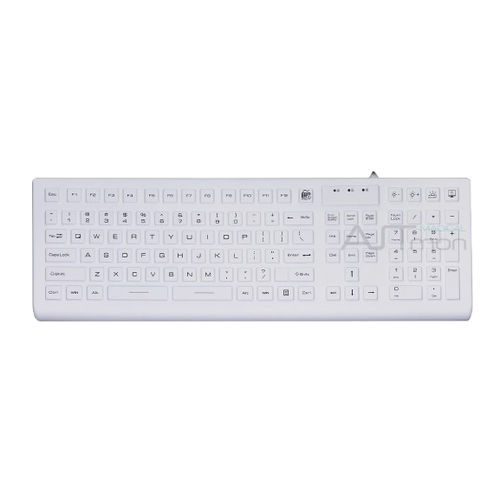 带数字键区医用键盘 - ATM-SK401 - Shezhen AITmon Technology Co,.Ltd - 硅胶 / 可水洗 / USB
