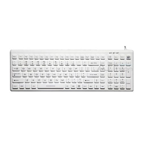 带数字键区医用键盘 - ATM-SK402MC - Shezhen AITmon Technology Co,.Ltd - 带国际钥匙布局 / 硅胶 / 可水洗