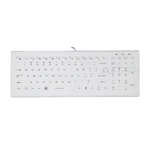 带数字键区医用键盘 - ATM-SK420 - Shezhen AITmon Technology Co,.Ltd - 硅胶 / 可水洗 / USB