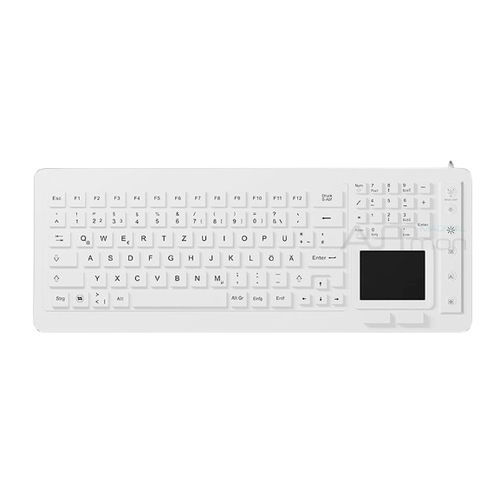 带触摸板医用键盘 - ATM-SK409T - Shezhen AITmon Technology Co,.Ltd - 带数字键区 / 硅胶 / 可水洗