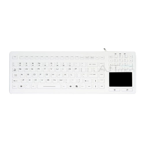 带触摸板医用键盘 - ATM-SK410T - Shezhen AITmon Technology Co,.Ltd - 带数字键区 / 硅胶 / 可水洗