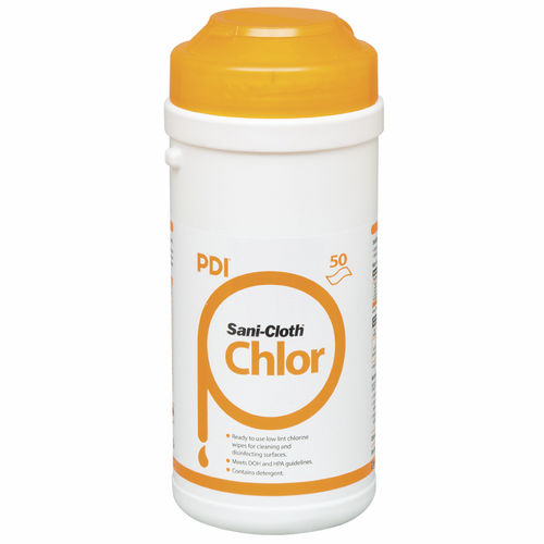 地板和表面清洁湿巾 - Sani-Cloth® Chlor - PDI International - 50个