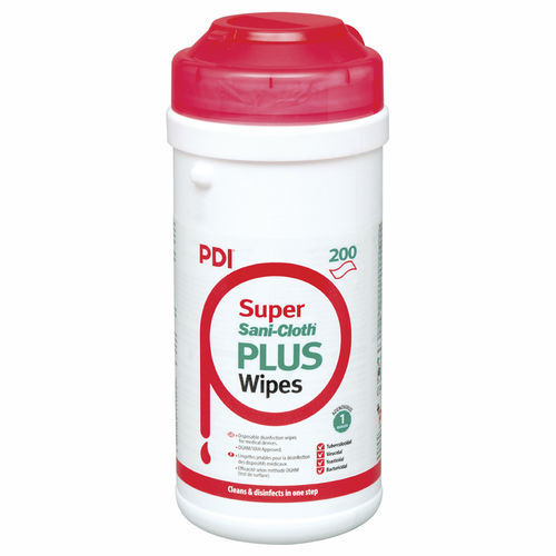地板和表面清洁湿巾 - Super Sani-Cloth® Plus - PDI International - 200个