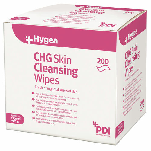 身体卫生清洁湿巾 - Hygea CHG - PDI International - 200个