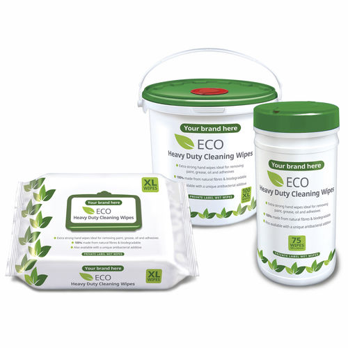 地板和表面清洁湿巾 - Eco wipes - PDI International - 100个