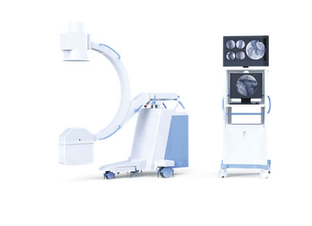 带图像增强器影像增强器 - C-Arm X-Ray Machines - Tianjin Guyufan Biological Technology - 移动式 / 带视频柱