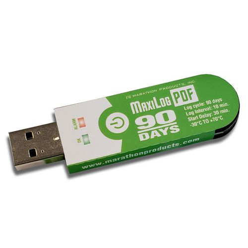 温度数据输入器 - MaxiLog-PDF GEN2 - Marathon Products - 用于药品 / 冷链 / USB