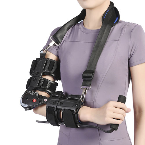 肘关节矫形器 - C006  - Hebei OSKY Medical Instrument - 铰接式 / 带把手