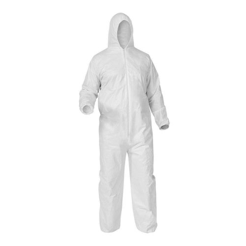 男女通用连体防护服 - EuroMed - 一次性 / 防水 / 白色