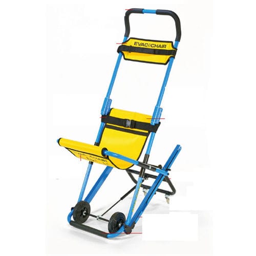室内医用疏散椅 - 300H MK5 - Evac+Chair International - 户外 / 折叠 / 带滑轮