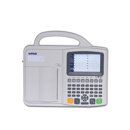 静息心电图仪 - ECG-E6 - Infitek - 6通道 / 数字 / 带打印机